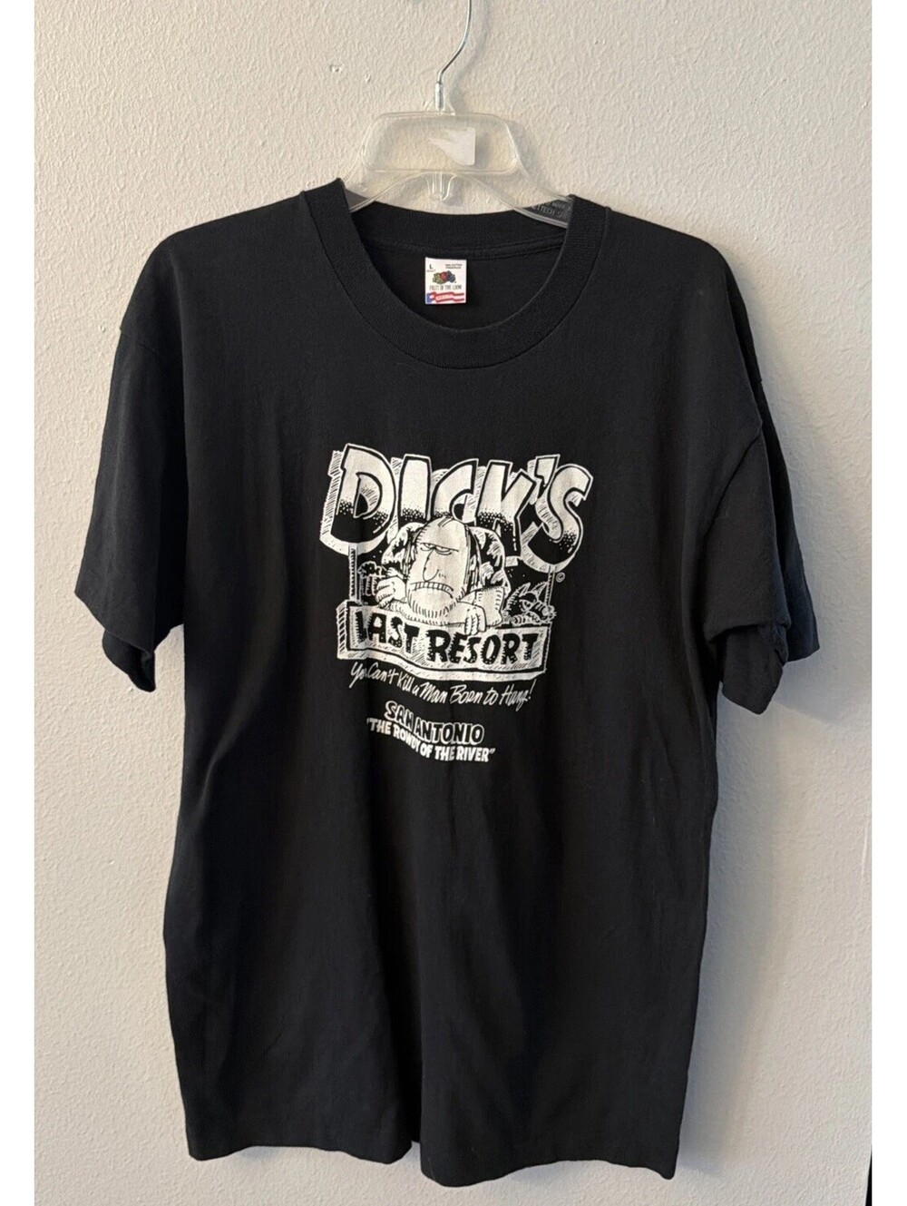 Vintage 90s Dicks Last San Antonio Shirt Mens Large Single Stitch USA